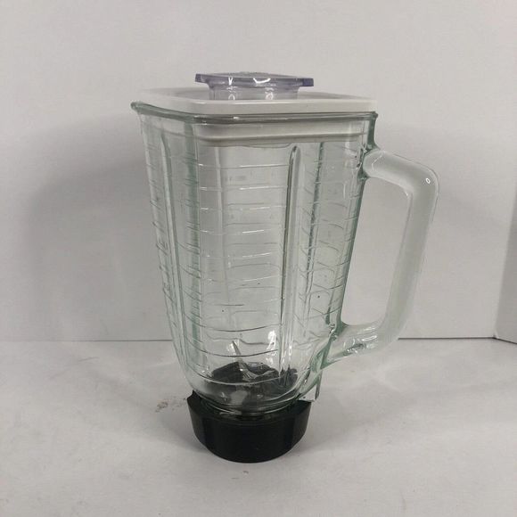 Vintage Oster Kitchen Center Blender Jar Glass Pitcher w/ Lid & Blade - Picture 1 of 5